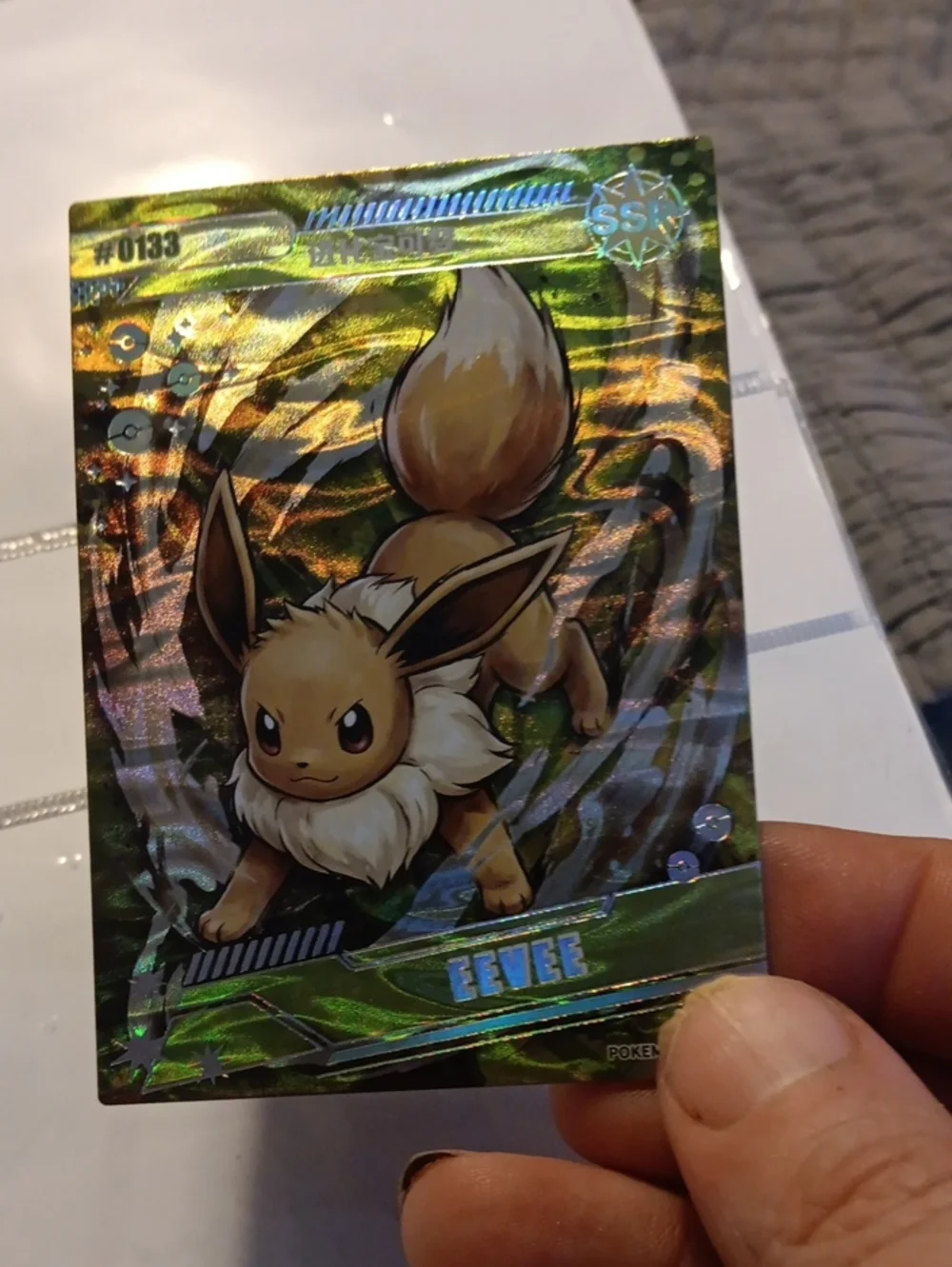 Eevee Holographic Collector Card - Brown